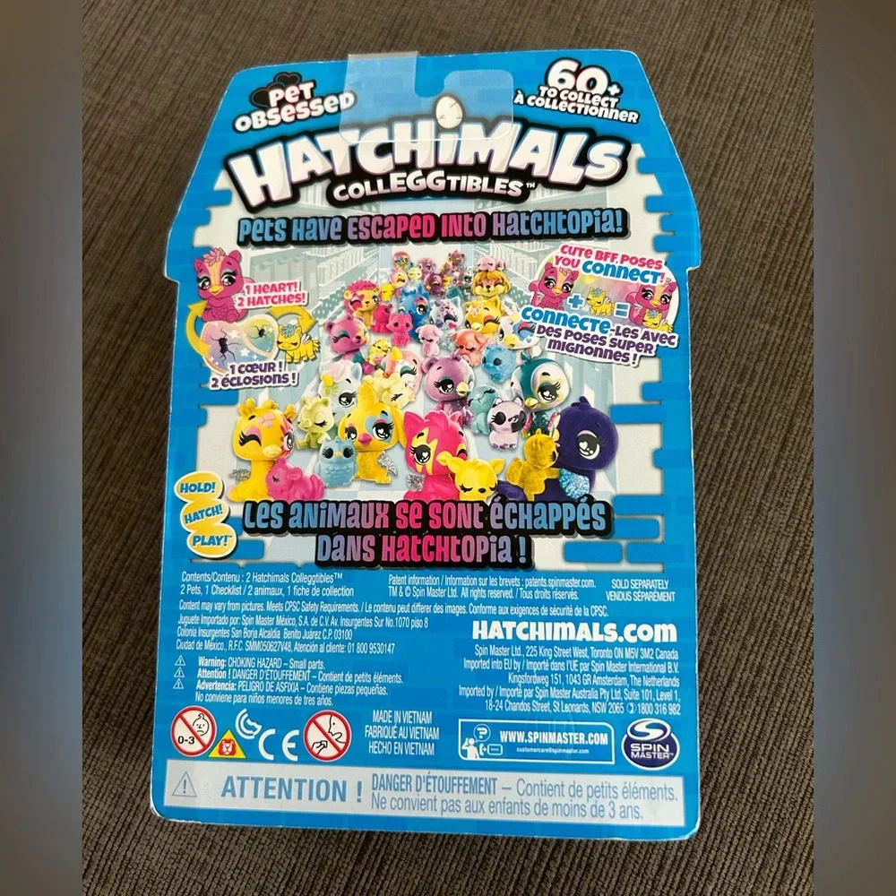 Hatchimals Coleegtibles pet obsessed Hatchipets 2 pack NEW